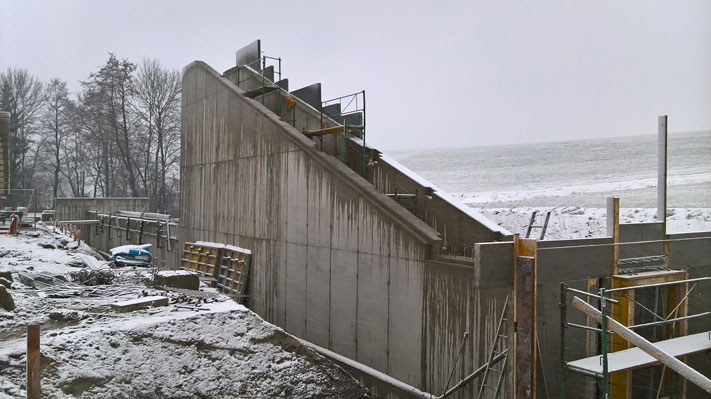 Grundablass im Bau RHB Gunzing: Grundablass im Bau