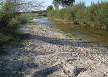 Linksufrige Aufweitung flussab Angleitner Wehr